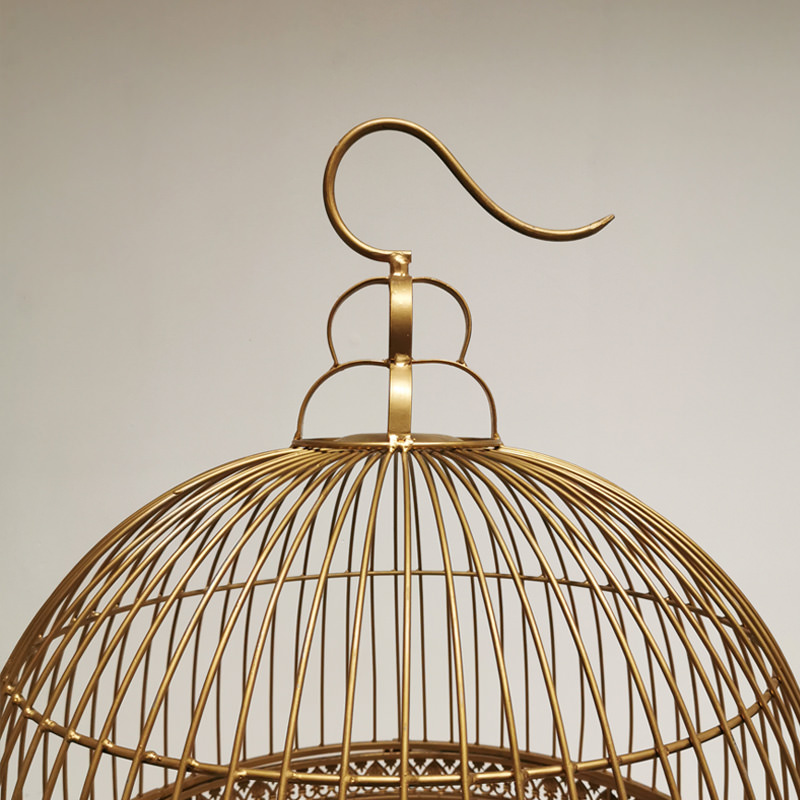 Giant Gold Vintage Bird Cage 3